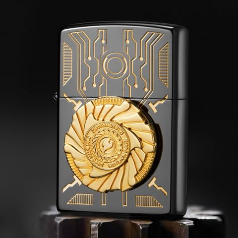 ZIPPO 루미너스 배틀 골드 스피닝 탑 ZPN1MA099