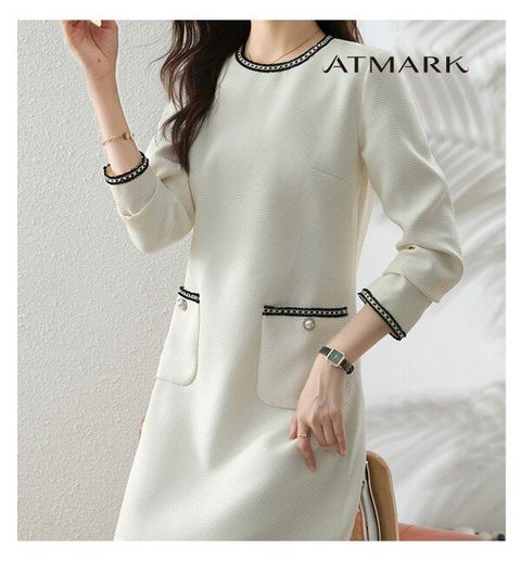 ATMARK (77까지)포켓라인트위드원피스_AA39OP002G