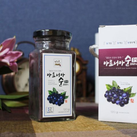 산지청정 영주 아로니아분말 아로니아가루 120gx2ea