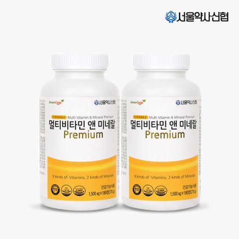 멀티비타민앤미네랄 1500mg 180정 2세트