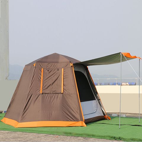 원터치 육각텐트  5인용   커피