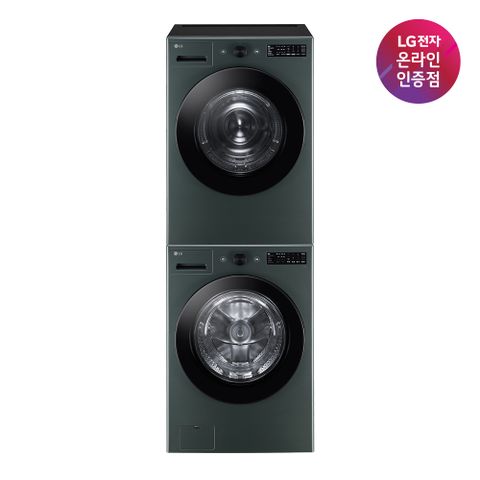 [공식인증점] LG 트롬 세트 FG21GN+RG19GN (드럼세탁기+건조기+스태킹키트)
