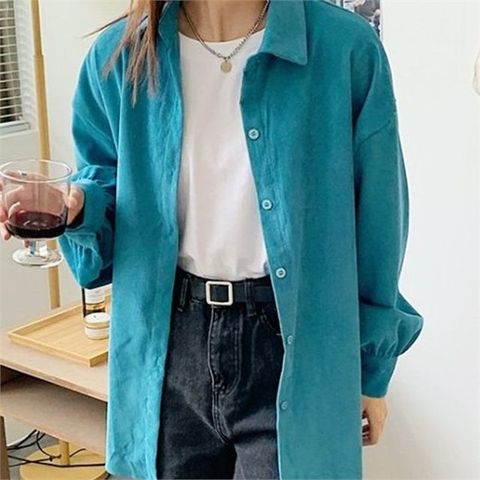 [오노마] ONM 가디건 롱 남방 셔츠 블라우스 ST097 (9873344)