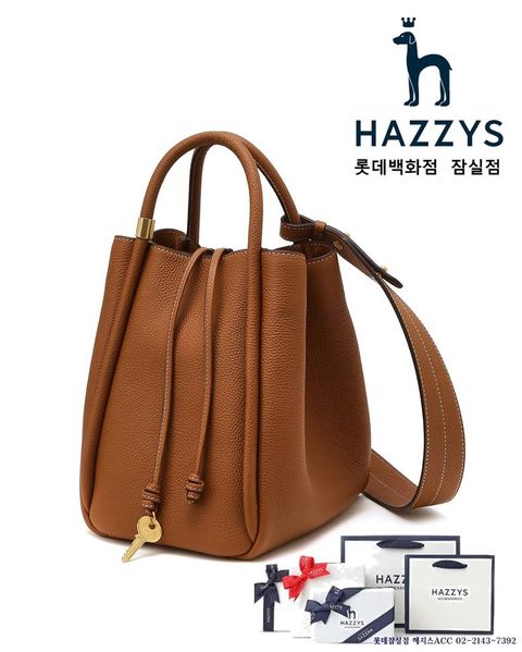 [인기신상]HIBA4F164W2_여성 브라운 단색  소가죽 토트백 428519