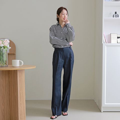 36번 [최초가 89,000원]프렌치 린넨100 로리타 와이드 팬츠