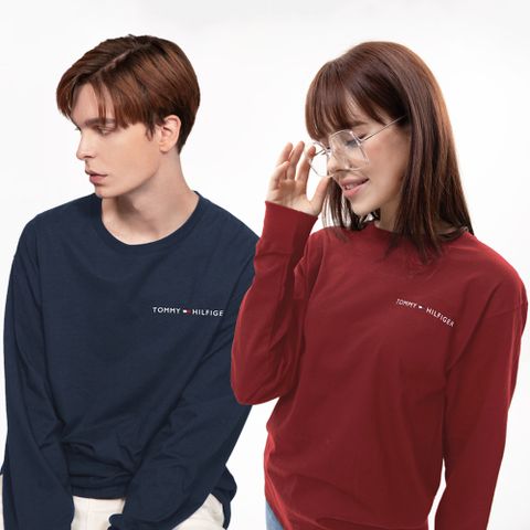 프리미엄 레터링 롱 슬리브 긴팔티셔츠 공용 2장세트