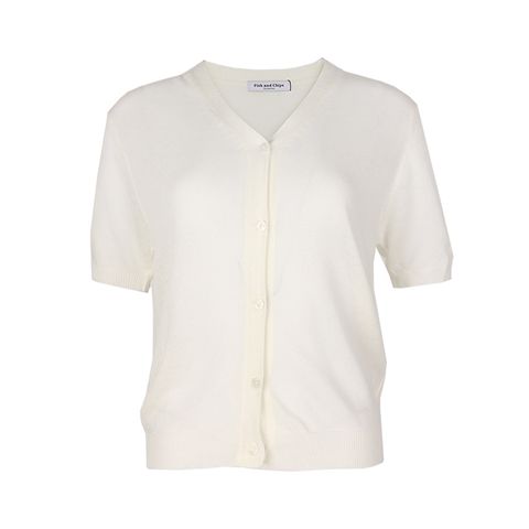 [파슨스] V-neck Basic Half Knit Top [PBPQ7NI01]