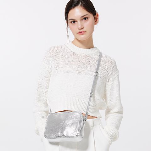 OZ Mini Square Cross Bag Silver