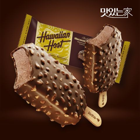 하와이안호스트 마카다미아 초코바 아이스크림 (12/24개 선택)