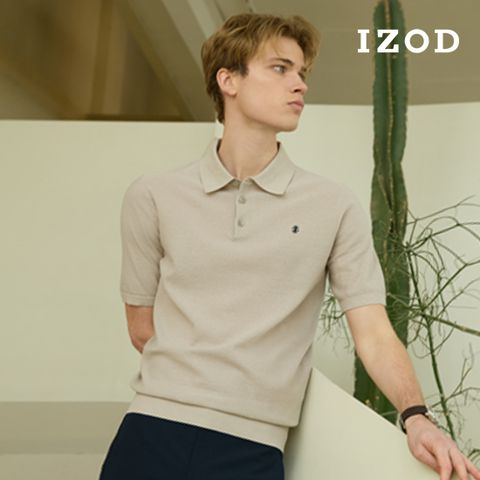 IZOD 아이자드 25SS 썸머코튼 카라 니트 3종 남