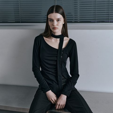 BA_Pleated button top_2color