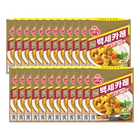 백세카레 3분 매운맛 200G 24개