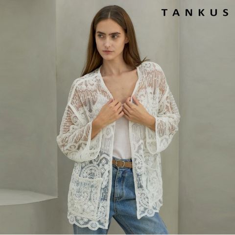 정상가:59,000원 ㅣ 페미닌 레이스 썸머 하프 가디건 (TX2CD014L0)