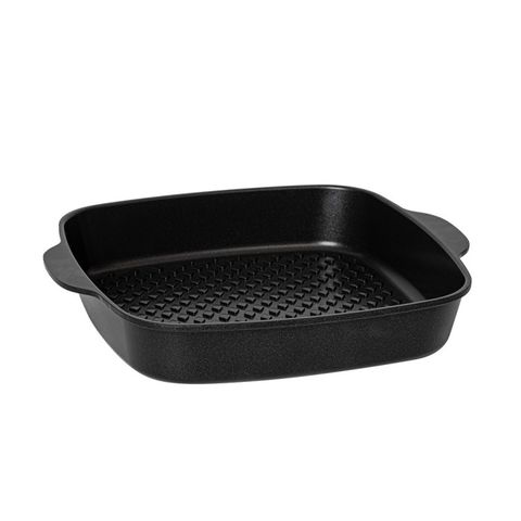 [롯데백화점][퀸센스]블랙 IH 사각 그리들팬 28cm 인덕션 사각팬