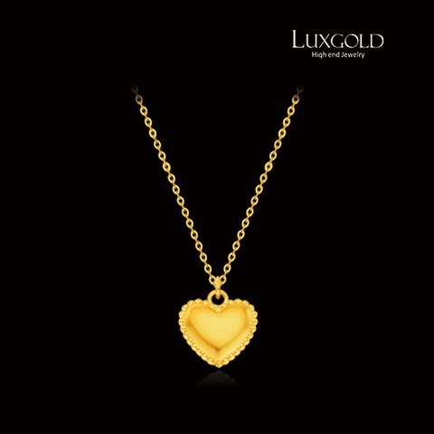 [LUXGOLD]24K 빼를 하트 목걸이