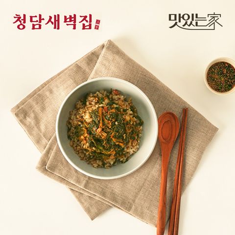 [청담새벽집] 시래기보리밥 220gX3팩 (냉동)
