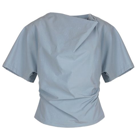 [파슨스] Cloud Side Shirring Blouse [ASSS3BL05]