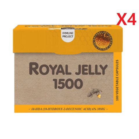 [해외직구]뉴질랜드 SPH 프리미엄 로얄제리 1500mg (10HDA 6%-30mg) 180캡슐-4개