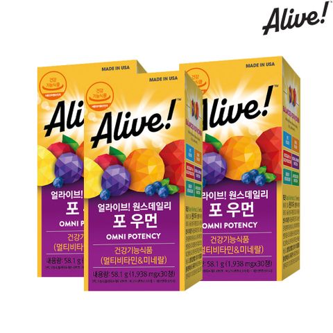 멀티비타민 포 우먼 30정 3병