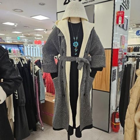 포커스 HC16 후드배색롱가디건 FW3K7CT0363