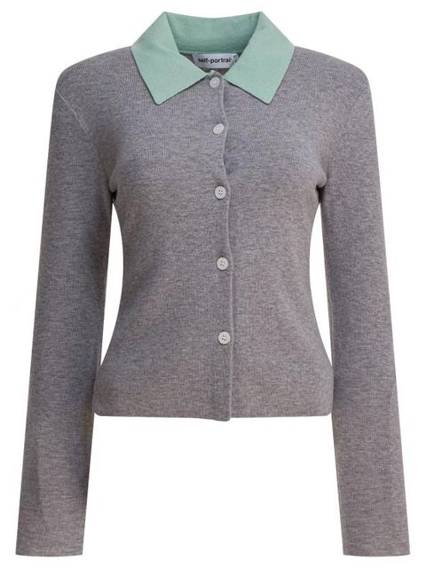 [해외직구] 25FW 셀프 포트레이트 니트웨어 PF25097CGRGREY