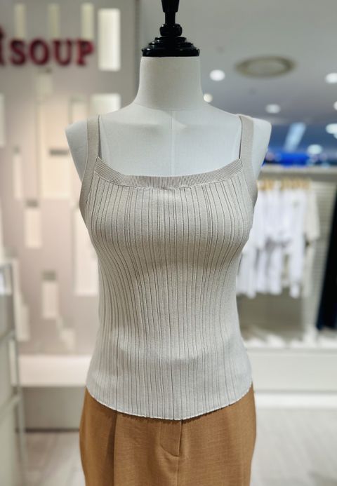 스퀘어넥 골지 니트탑 SZ4SK85 463694