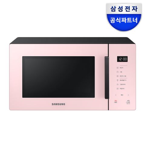 비스포크 전자레인지 MG23T5018CP 23L 글램 핑크 향균세라믹