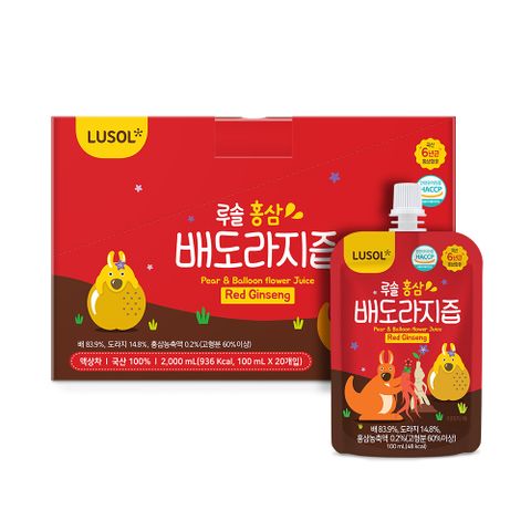 홍삼 배도라지즙 20포 선물박스 (25.09)