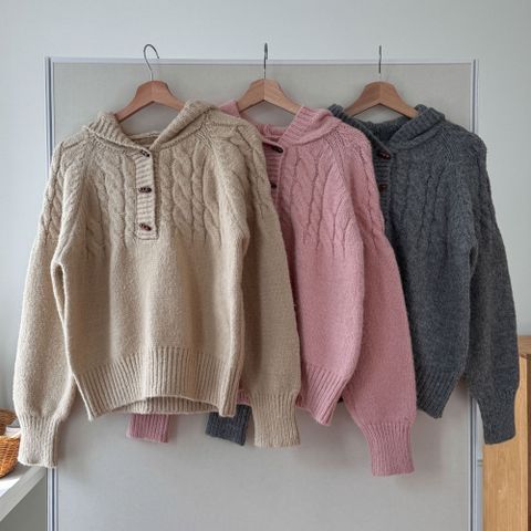 빅사이즈후드티 T379L412 스넥니트후드나그랑티 BN