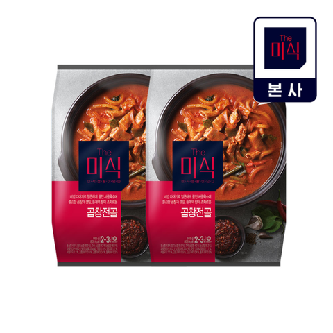 The미식 곱창전골 밀키트 665gx2개