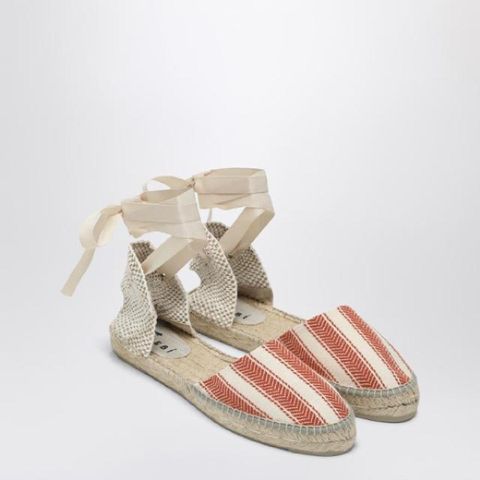 MANEBA­ H2.4P0CO/Q_MANEB-TE Low espadrilles ivory/terracotta