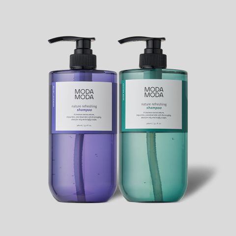 네이처 리프레싱 대용량 탈모 샴푸 980ml 코튼머스크향 / 릴리프라벤더향