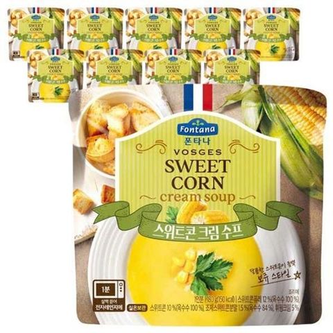 폰타나 스위트콘 크림수프 180g x 10개입 GWM
