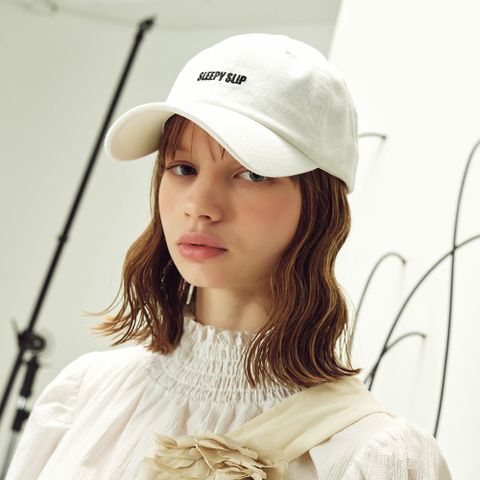 [unisex]22 BASIC WHITE BALL CAP