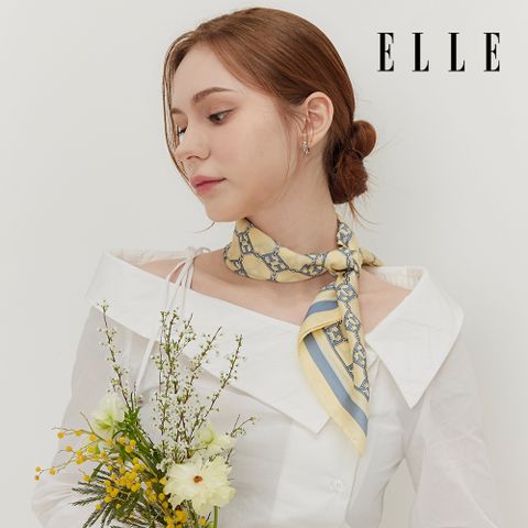 [최초가 49,000원]미니E볼드 SS 실크 미니 스카프 SE421S302