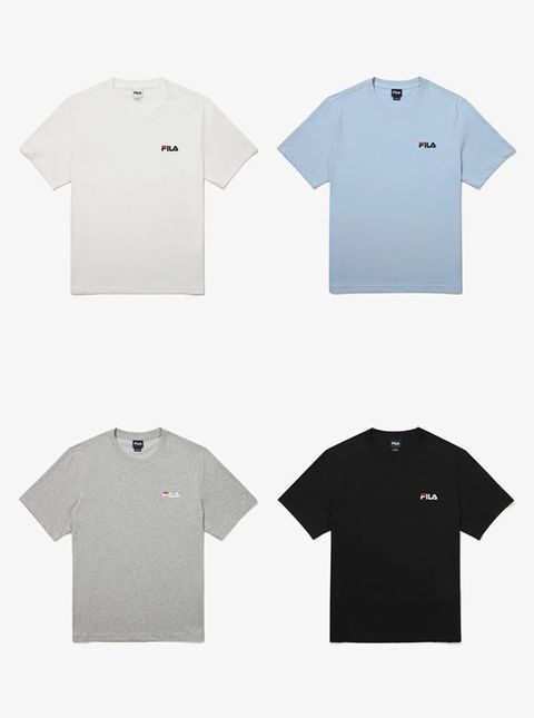 휠라 리니어 스몰로고 반팔티 4 종 택1  FS2RSG2112X_SKU 463694