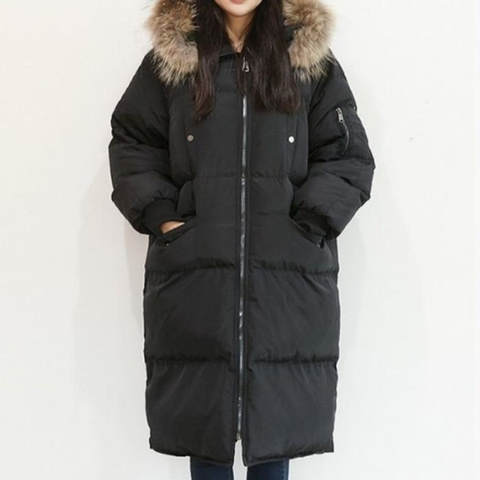 [오노마] ONM B급 남녀공용 데일리 W20926 학생 보온 리얼 라쿤퍼 (28463889)