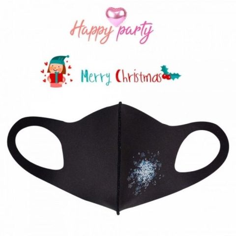 마스크 해피 마스트 패션 크리스마스 눈꽃 파티