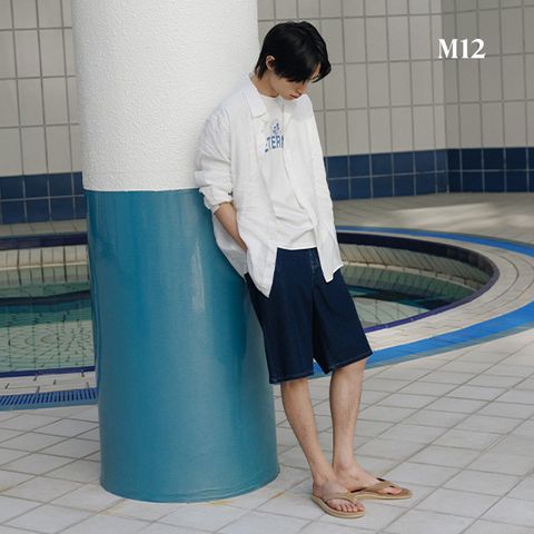 [1만원인하] M12 25SS 남성 니팅 버뮤다 데님 팬츠 3종