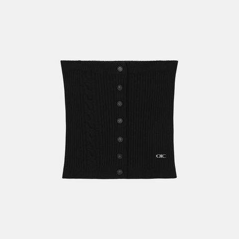 뉴 노멀 니트 튜브탑 [BLACK]