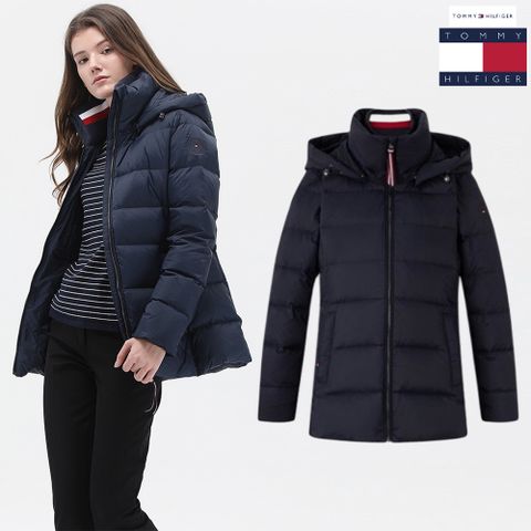 [TOMMY HILFIGER]  GLOBAL STRIPE DOWN JACKET XW0XW02732