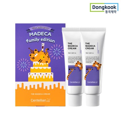 더 마데카크림 패밀리 에디션 70ml 2개 수분 영양 탄력 기초 잡티 모공 병풀 TECA 테카 선물