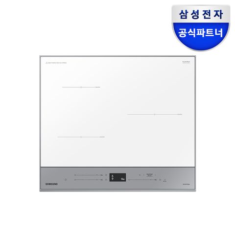 비스포크 NZ63D650AXE 초고화력 3구 인덕션 빌트인 전기레인지 안전기능 요리지원