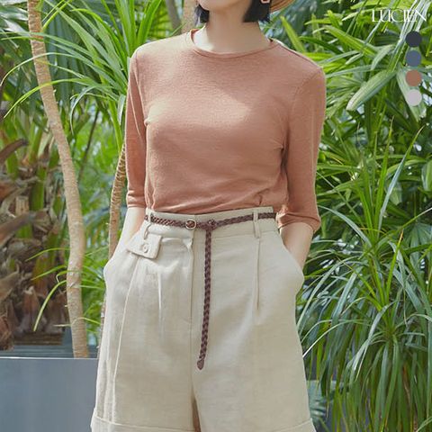 린넨100 티블라우스 4종 SET