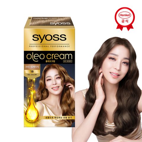 새치염색약 올레오 1B 크리스탈베이지