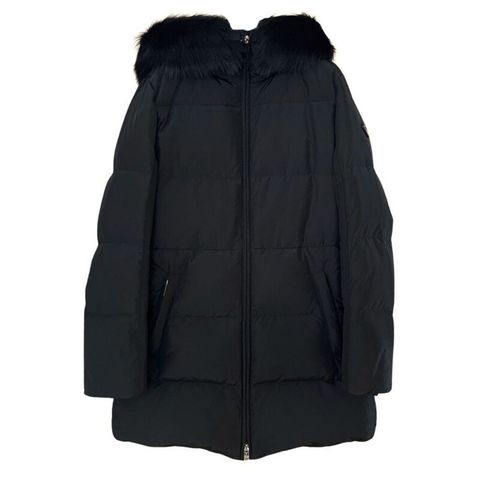 [명품]  24FW 후드 퍼 패딩자켓 블랙 291794 106O F0002