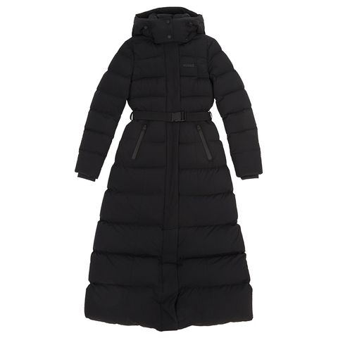 CALINA CITY BLACK 여성 롱 패딩 점퍼