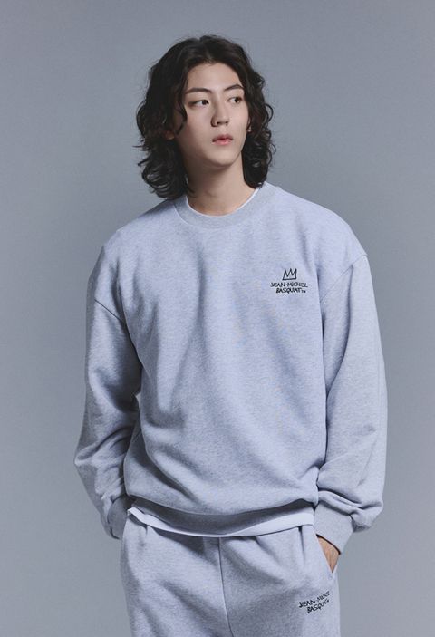(남녀공용)바스키아 셋업 라운드 티셔츠(6color)_FODTS481U
