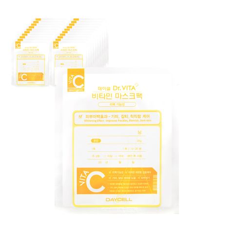 닥터비타 마스크 팩  미백케어 C 25g x 20매