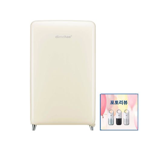 딤채 쁘띠 김치냉장고 100L WDS10KTACCF 크림 본사직배